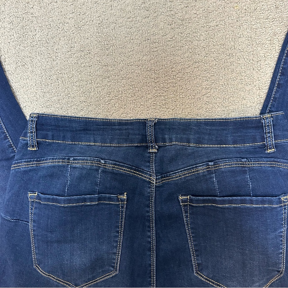 Dark Indigo Women's Skinny Jeans - Picture 8 of 10